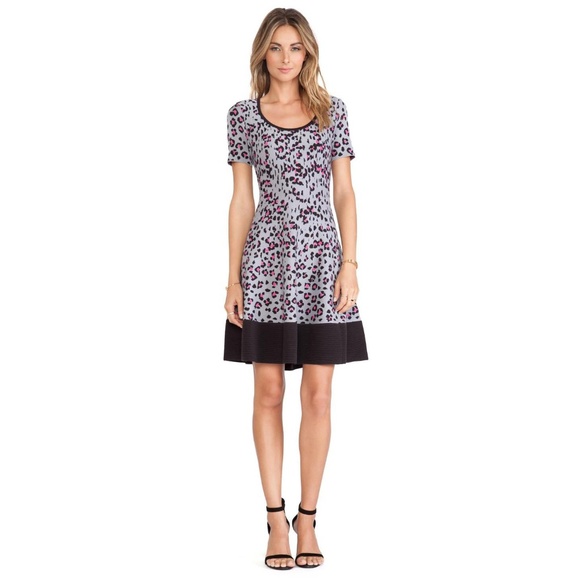 kate spade pink leopard dress